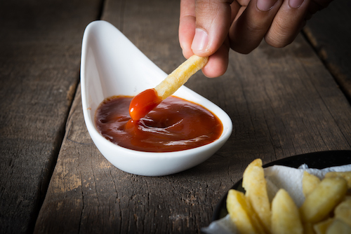 Qual é o gosto do ketchup?